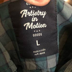 Artistry in Motion button up shirt!